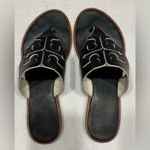 Tory Burch Jamie black sandals size 8.5